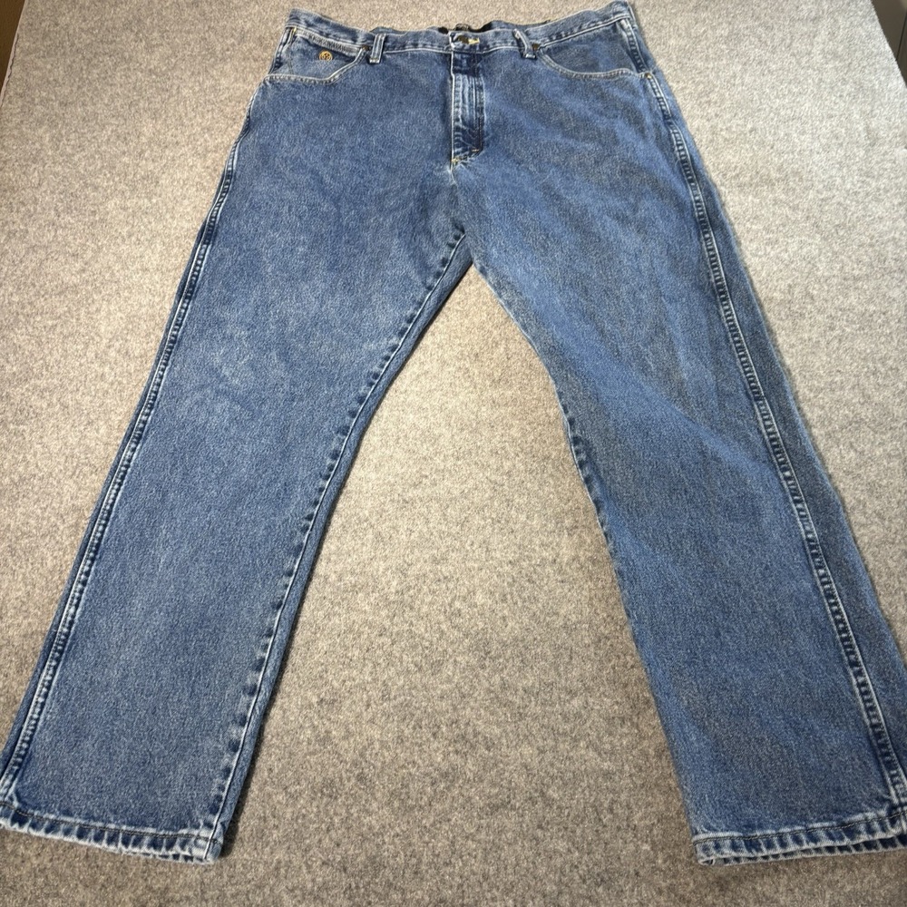 Wrangler George Strait Jeans Mens 40x34 (Fits 40x32) Western Cowboy Denim Blue